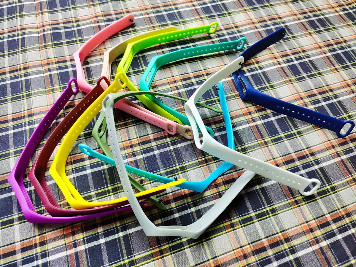 Correas de relojes smartwatch de colores.