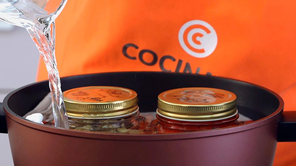 Receta de conservas de berenjena y pimientos asados   paso 6