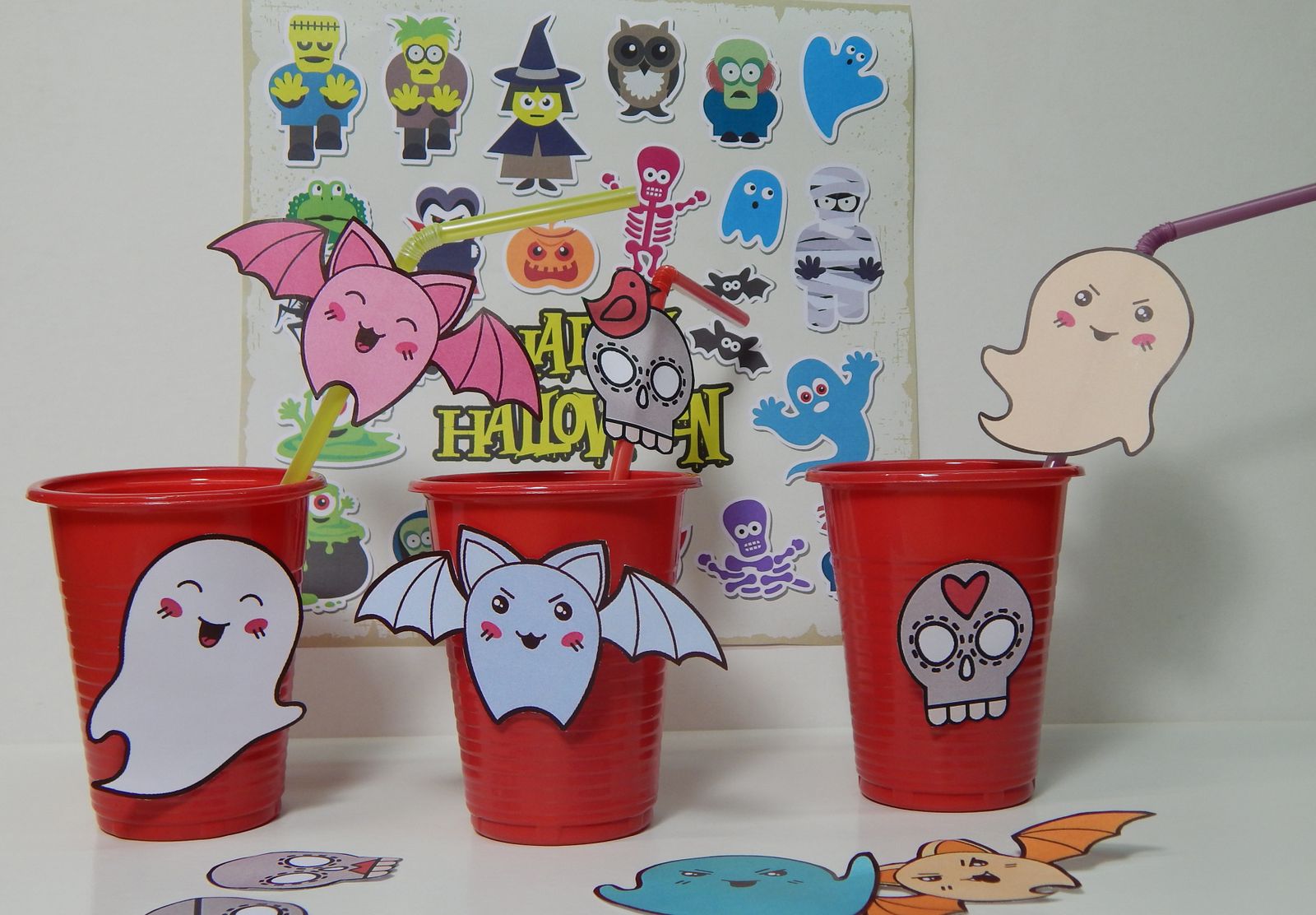 Manualdiades Pajitas Halloween