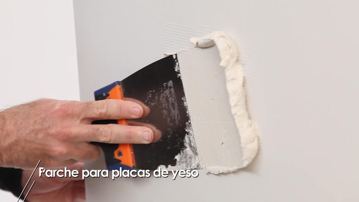 Como usar parches para placas de yeso laminado paso 3
