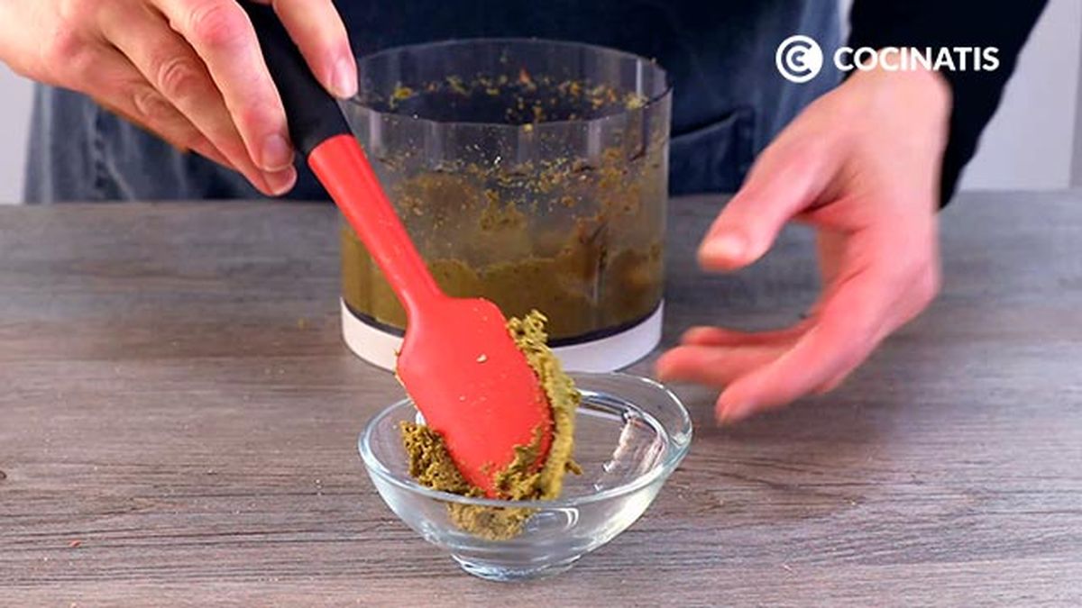 Receta de crema de pistacho   paso 3