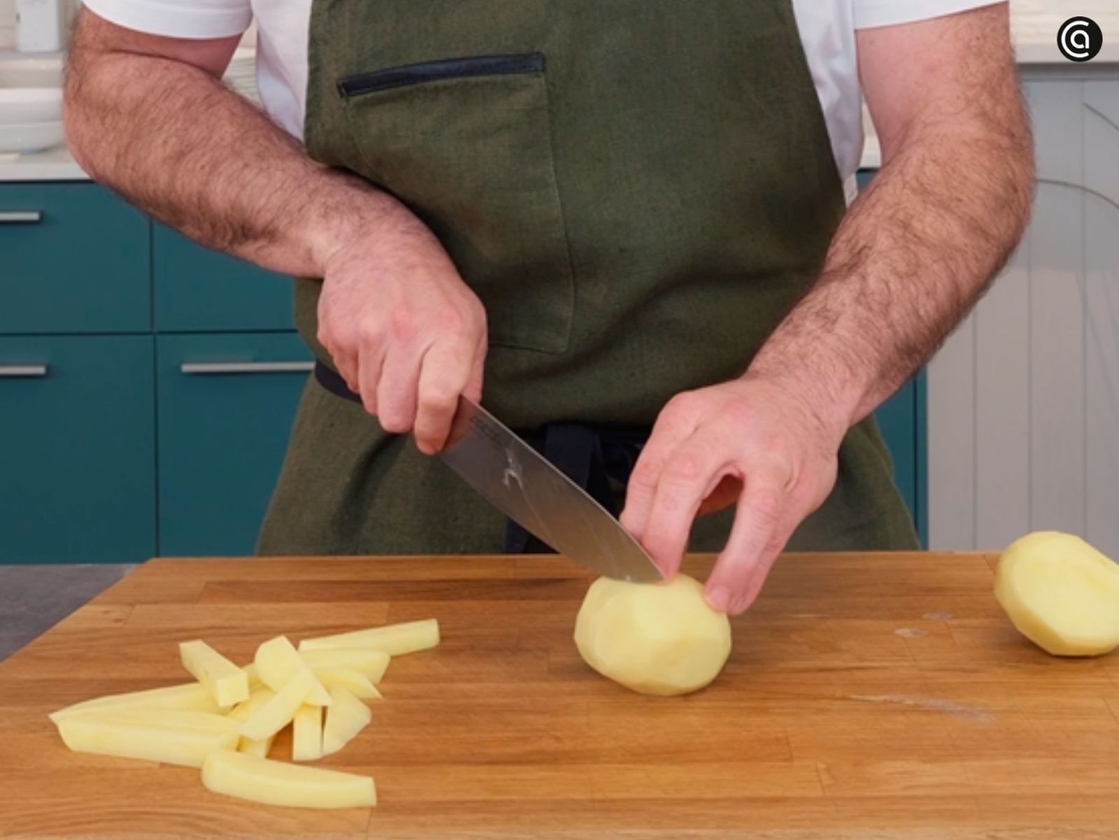 cómo hacer patatas fritas - paso 1 cómo hacer patatas fritas - paso 1
