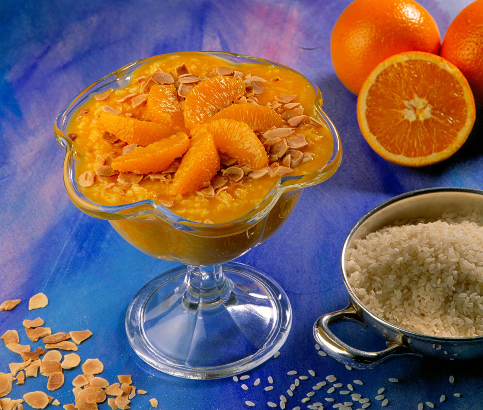 Arroz dulce al azafrán