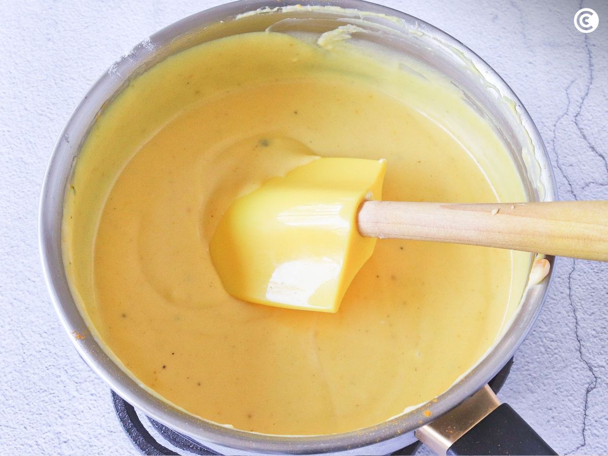 Queso cremoso para nachos