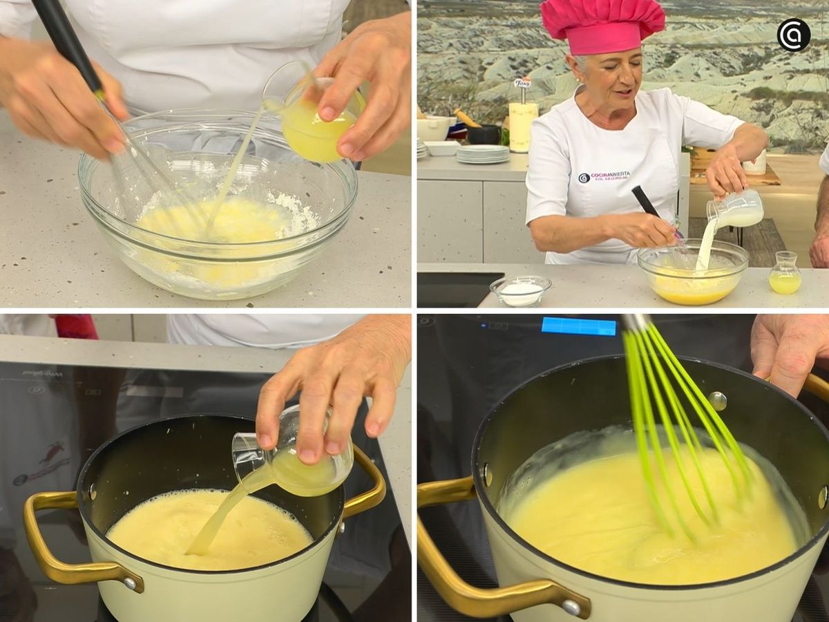 Paso a paso para hacer la crema de limón