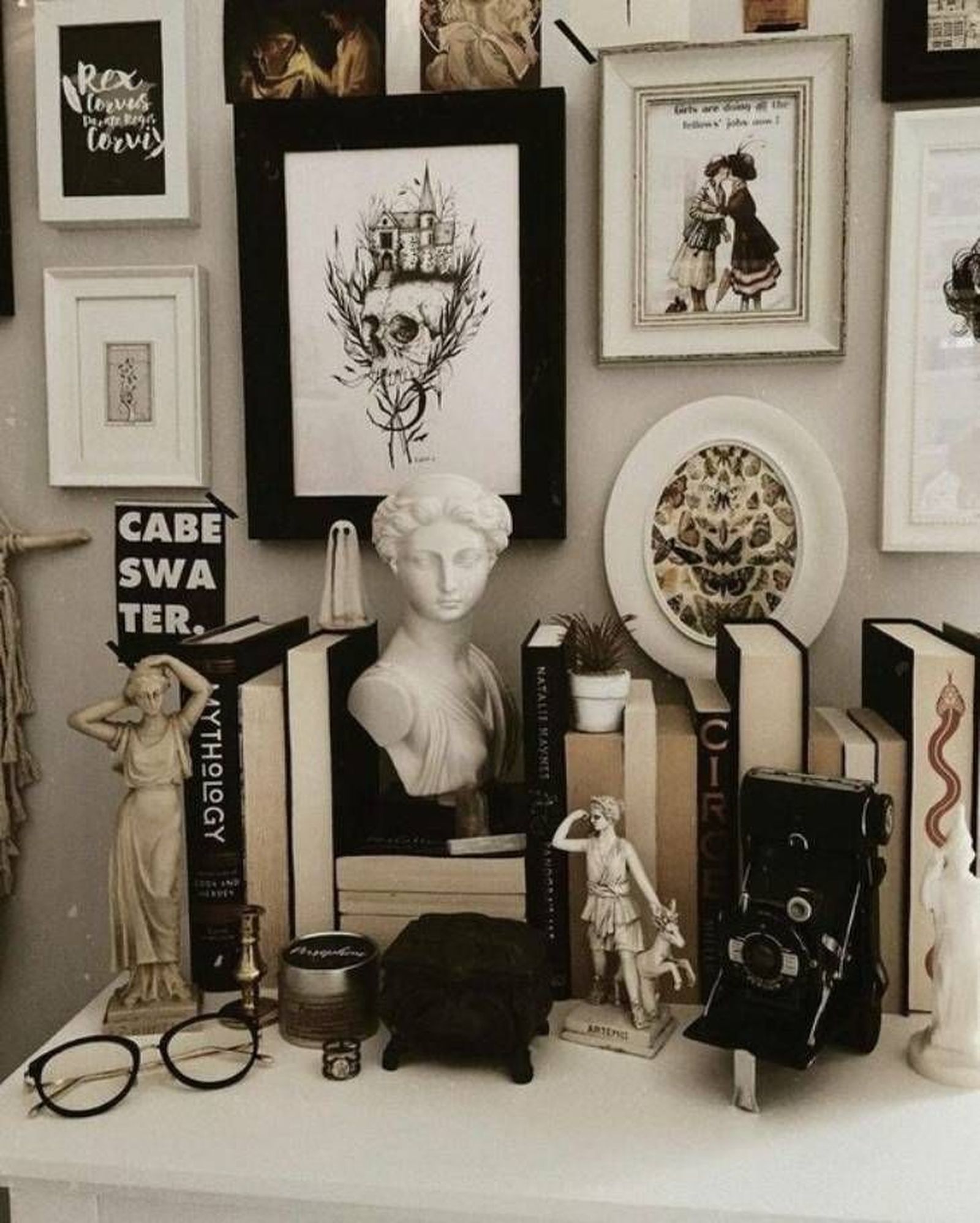 estilo dark academia pinterest