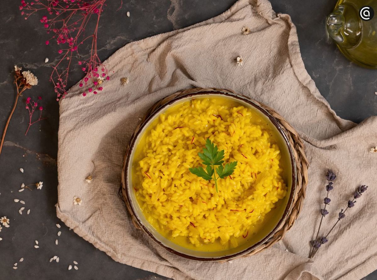 Risotto alla milanese - paso 5