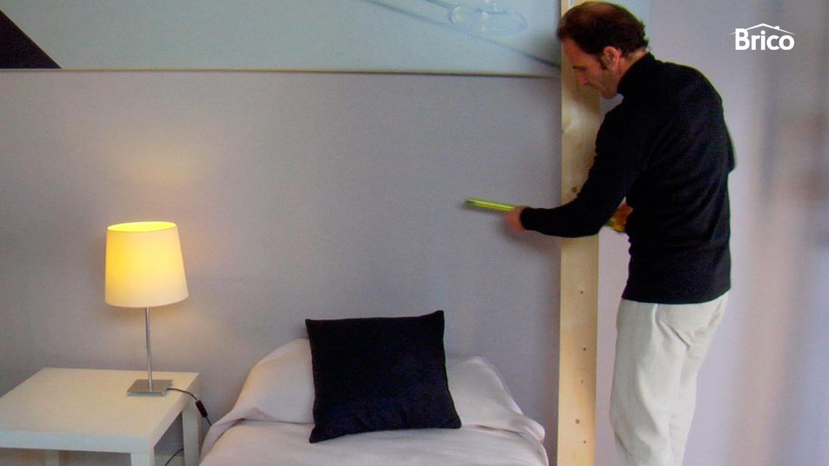 Hacer un cabecero alistonado paso 1