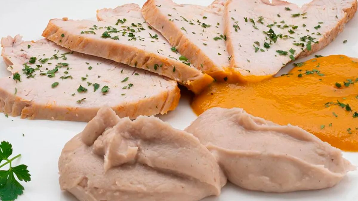 Ligera, sabrosa y de Karlos Arguiñano, una pechuga de pavo con puré de castañas ideal para el otoño