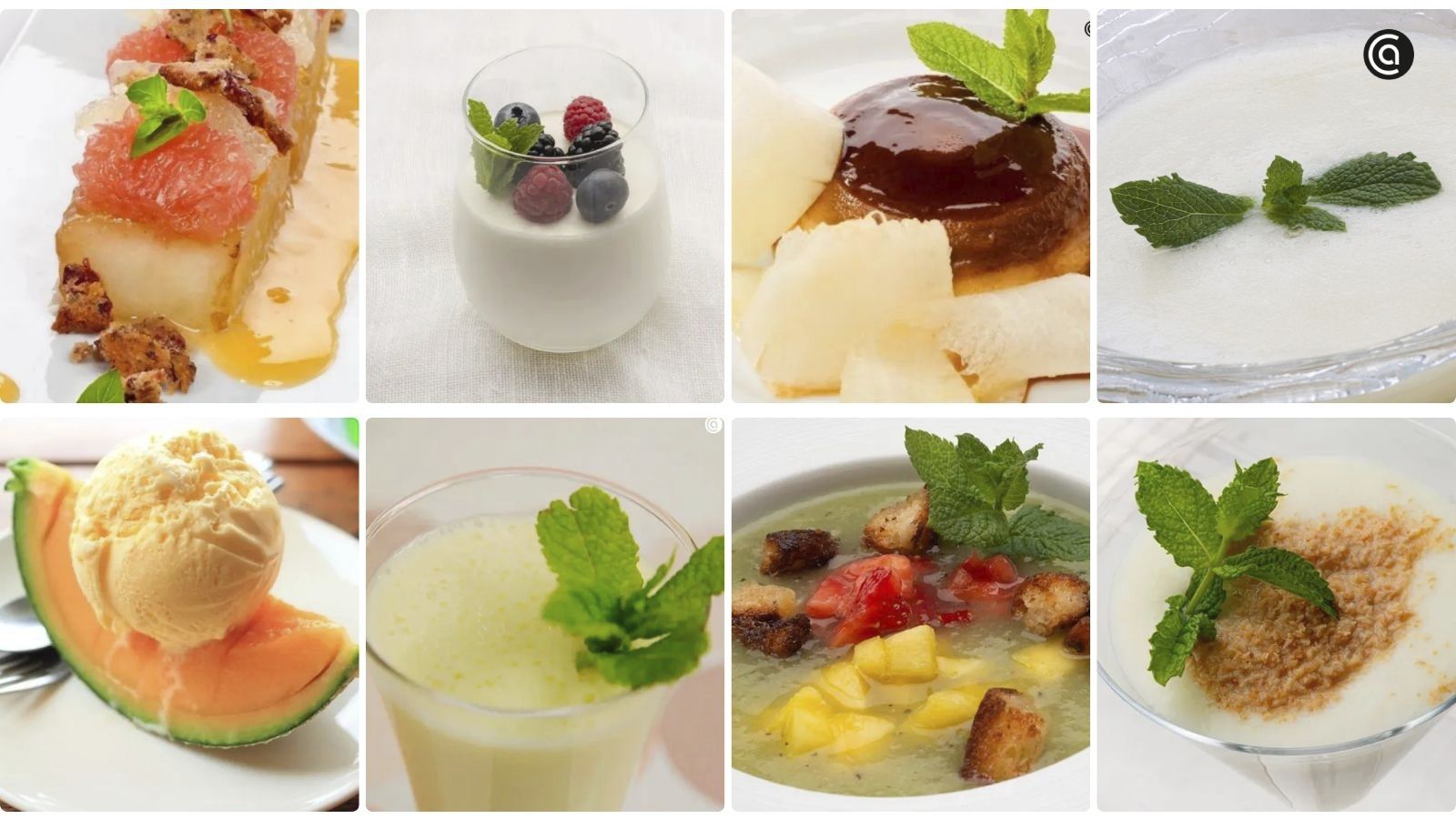 Recetas de postres con melón