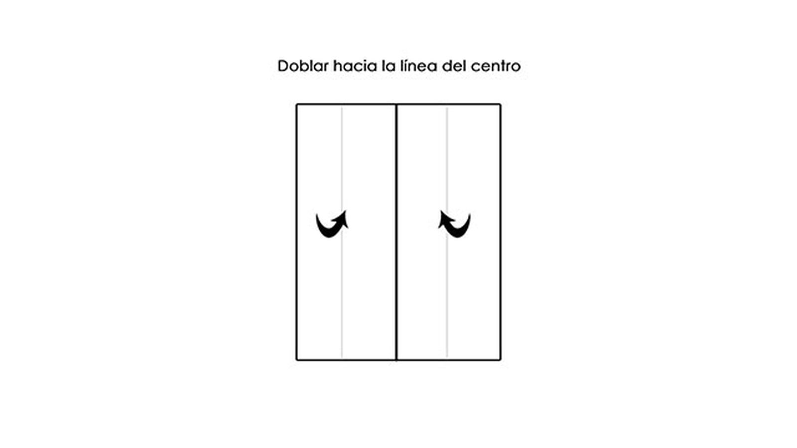 Hacer camisa origami paso 1 Hacer camisa origami paso 1