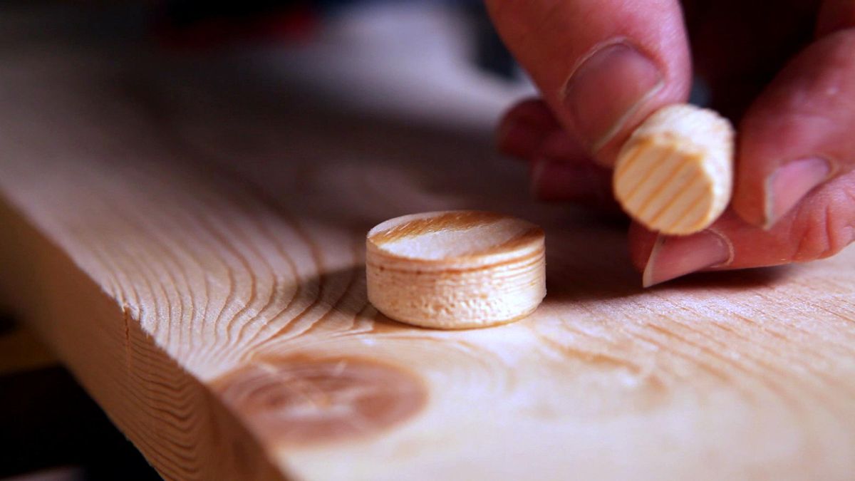 Tapones embellecedores de madera