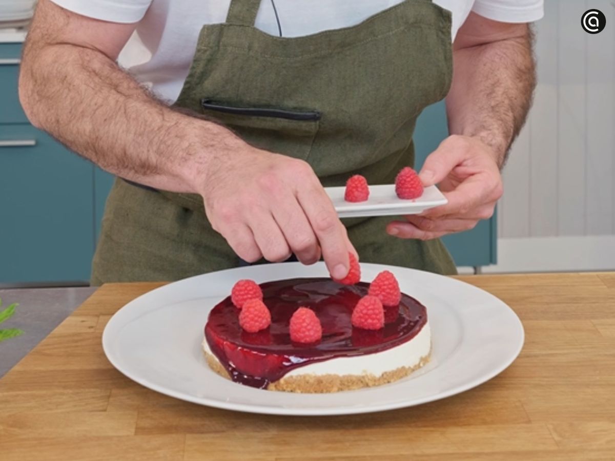 Tarta de queso fría - paso 3