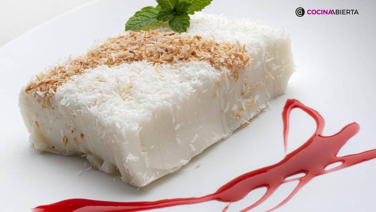 Tarta fría de coco por Eva Arguiñano
