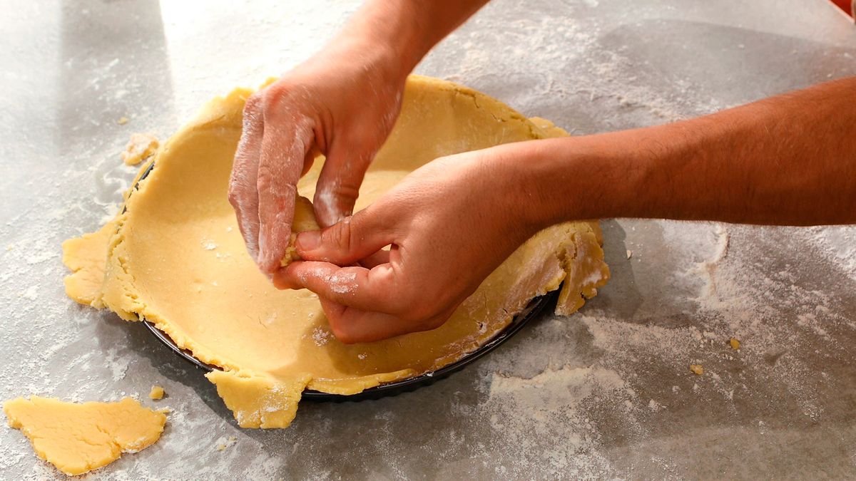 Masa quebrada o pasta brisa casera   Paso 5