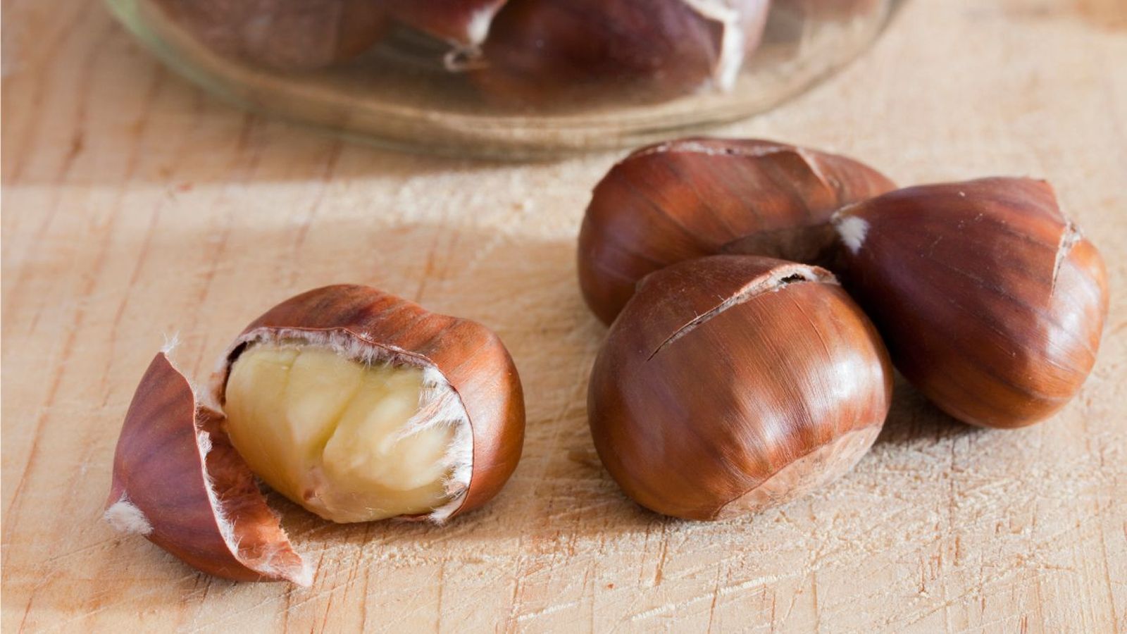 Truco para pelar castañas