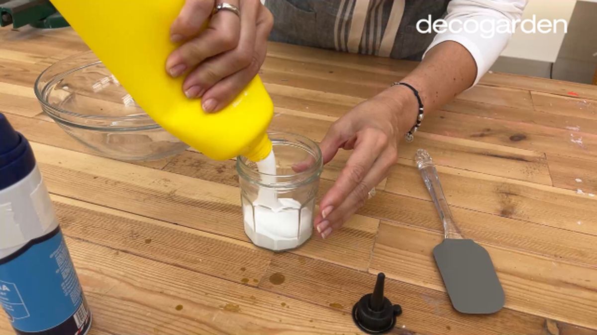 como hacer slime paso 2