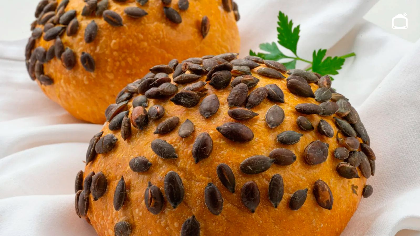 Pan y pipas de calabaza
