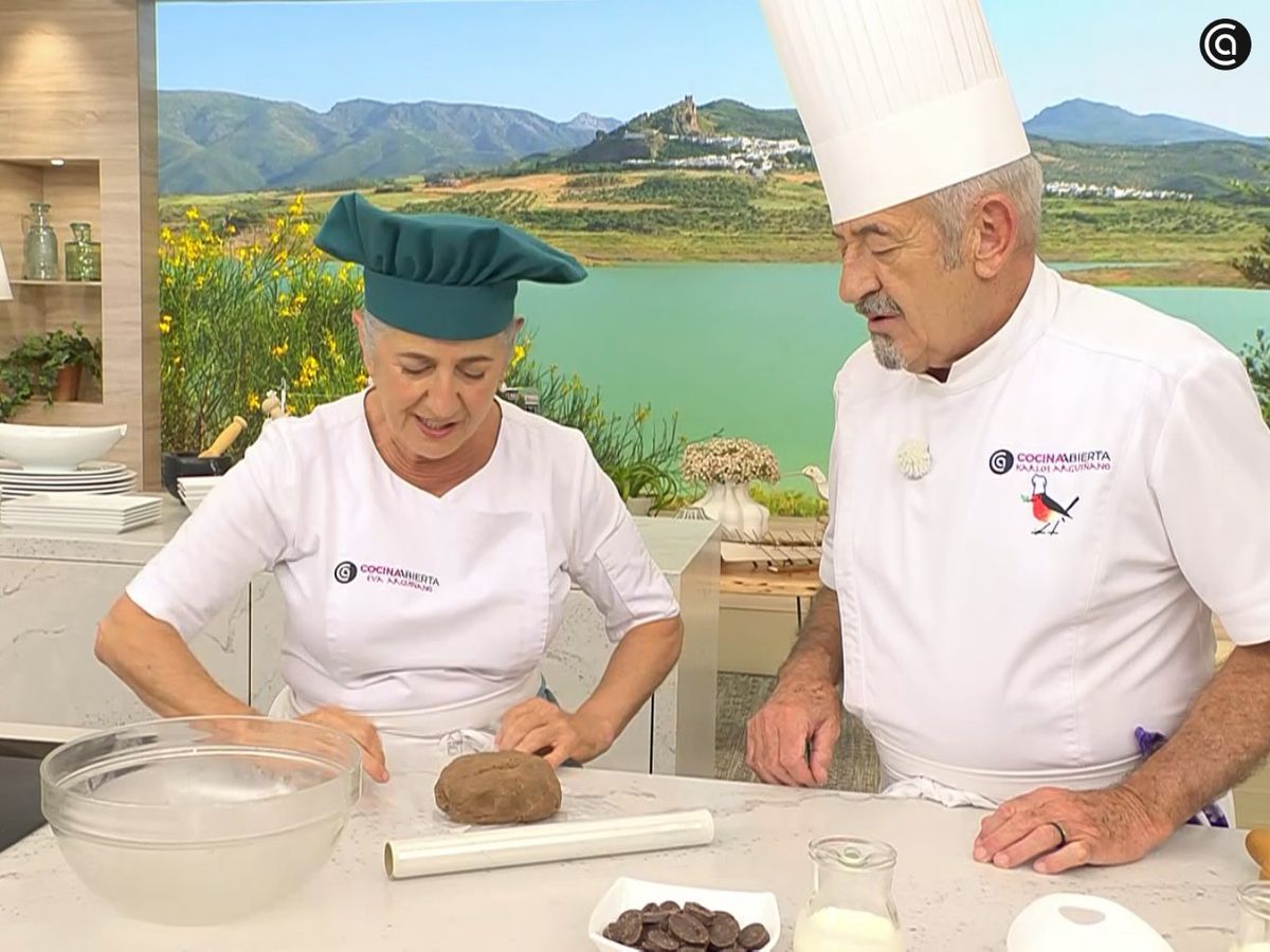 Tarta de caramelo y chocolate - paso 1