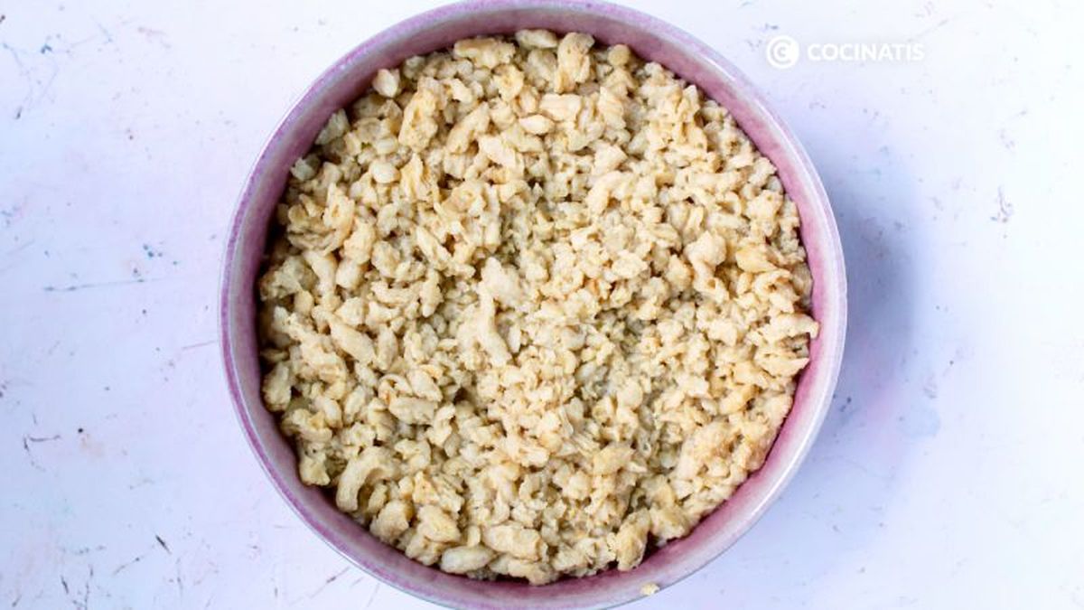 Hidratamos la soja texturizada