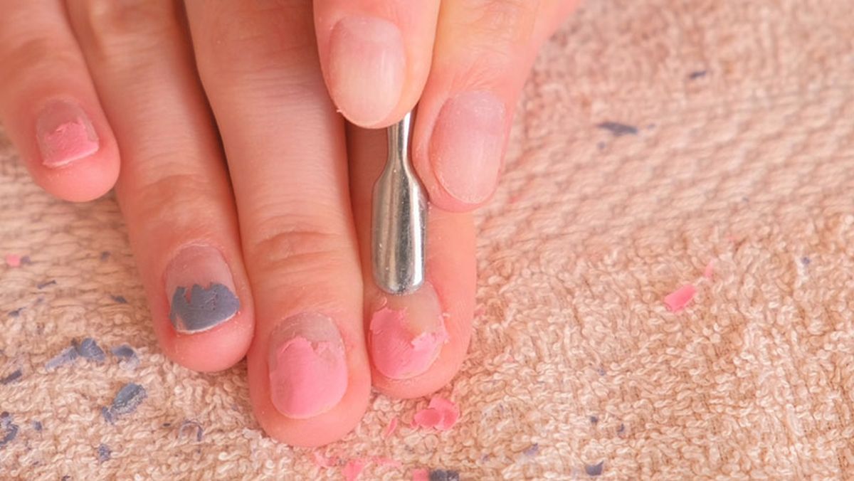 Eliminar manicura de las uñas
