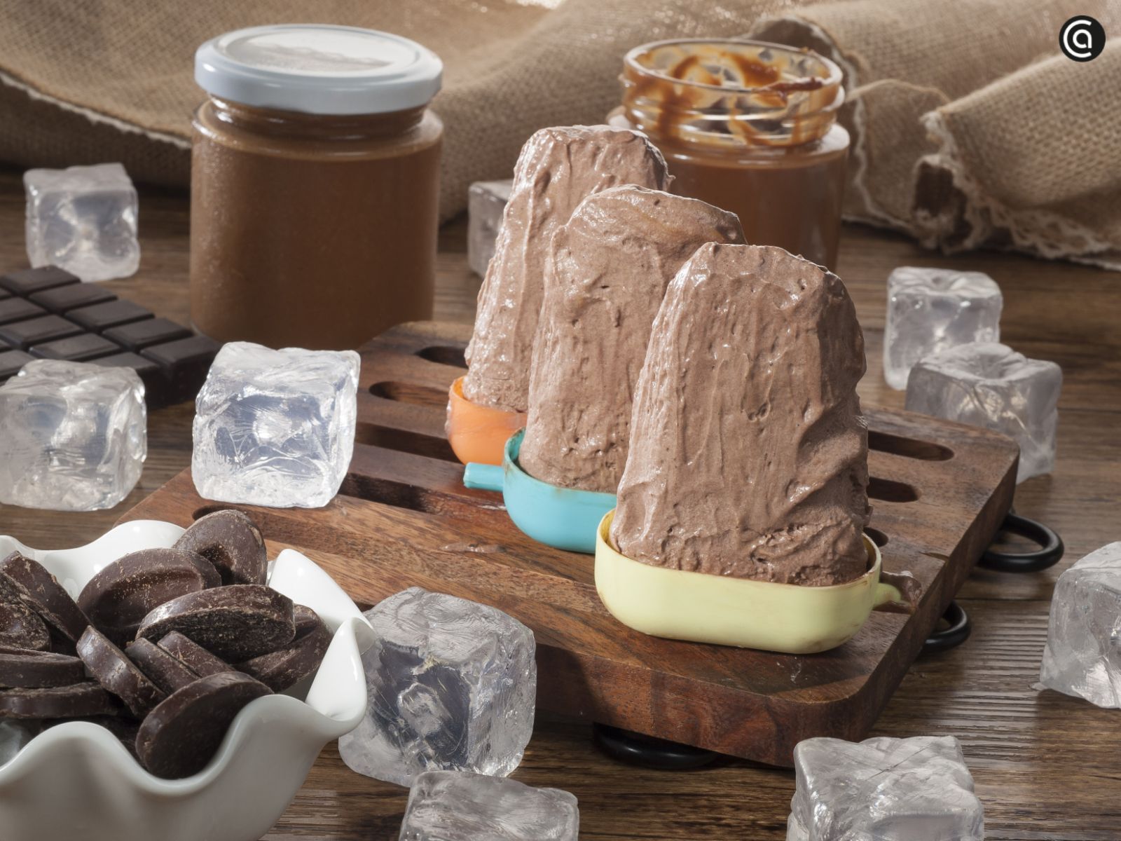 Receta de polos de chocolate cremosos