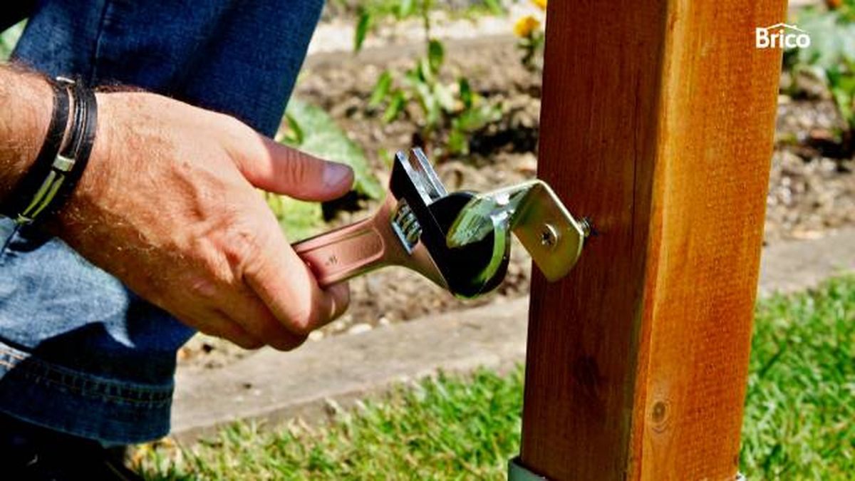 Bricomania 509 valla de madera para jardin 8