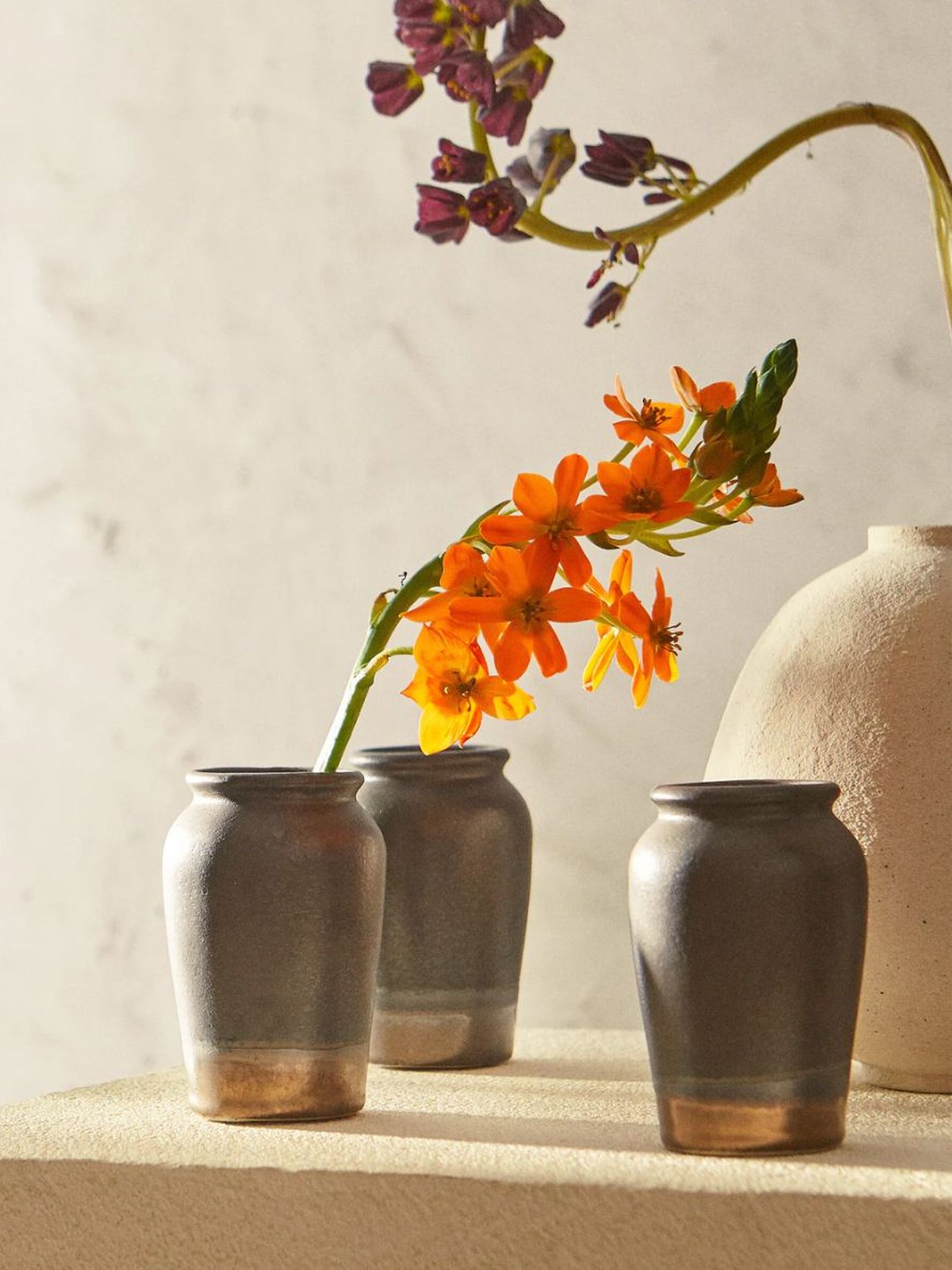 jarron pequeno gres zara home jarron pequeno gres zara home