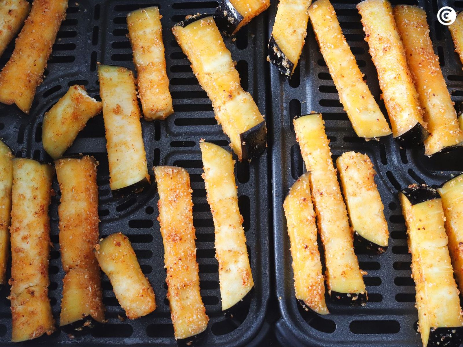 Cocinar las berenjenas en freidora de aire