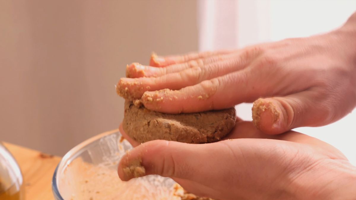 Hamburguesas de lentejas  paso 5