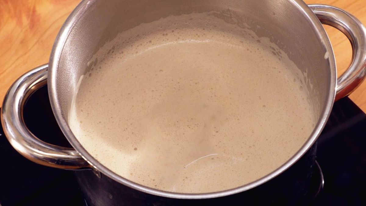 Porridge, gachas de avena   Paso 1