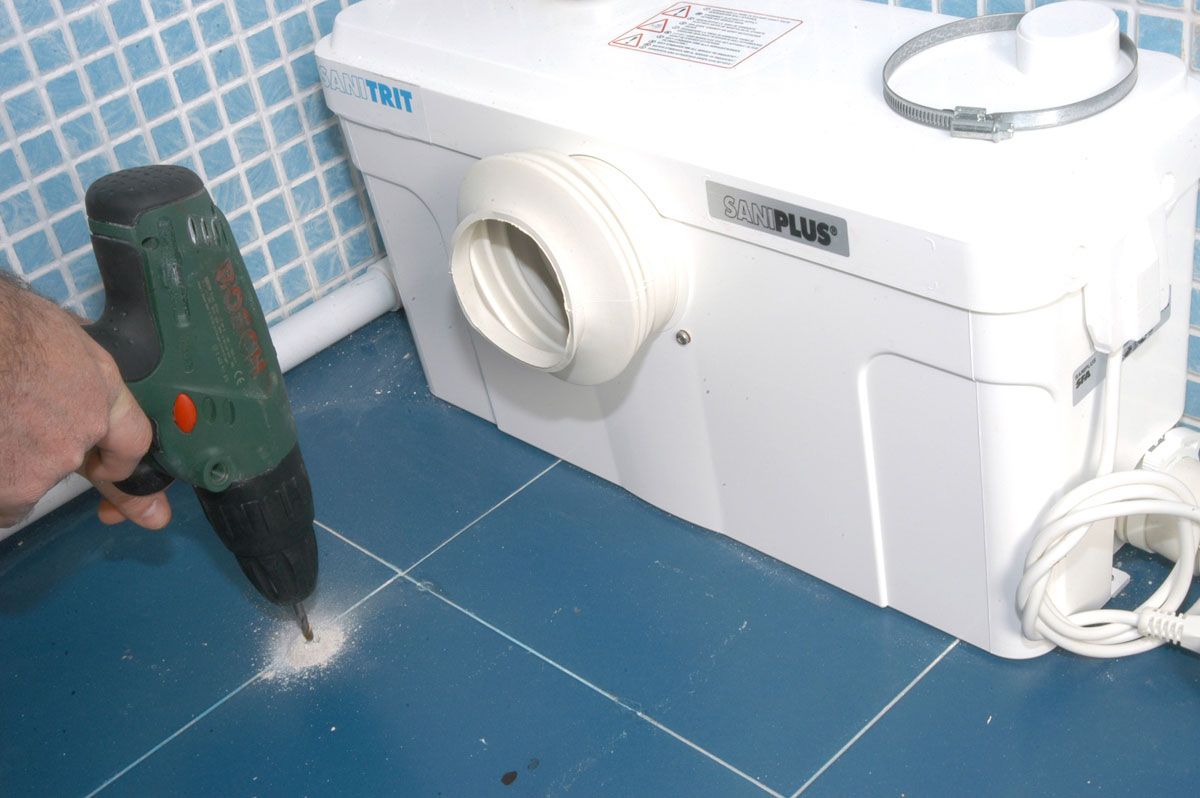 Como instalar un triturador sanitario paso 25