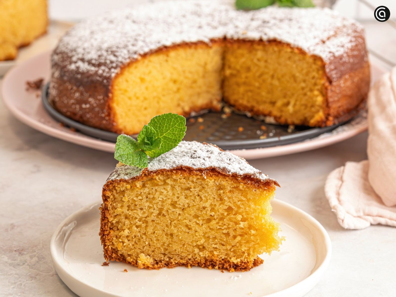 Bizcocho de leche, esponjoso y perfecto para el desayuno