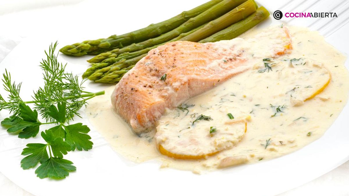 Salmón en salsa de limón por Karlos Aguiñano