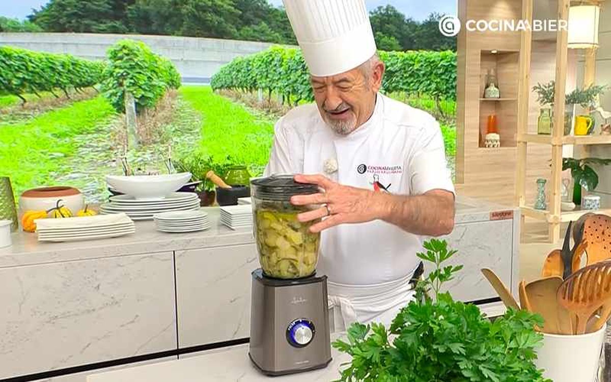 Tritura hasta conseguir una crema