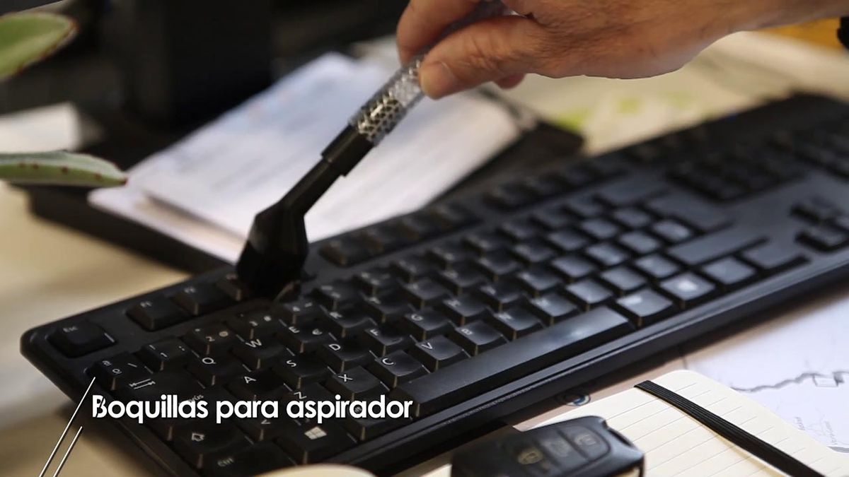 Kit de boquillas para el aspirador paso 4