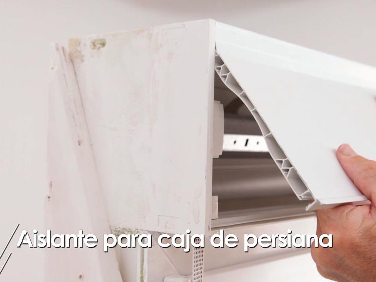 Cómo aislar la caja de la persiana paso 1