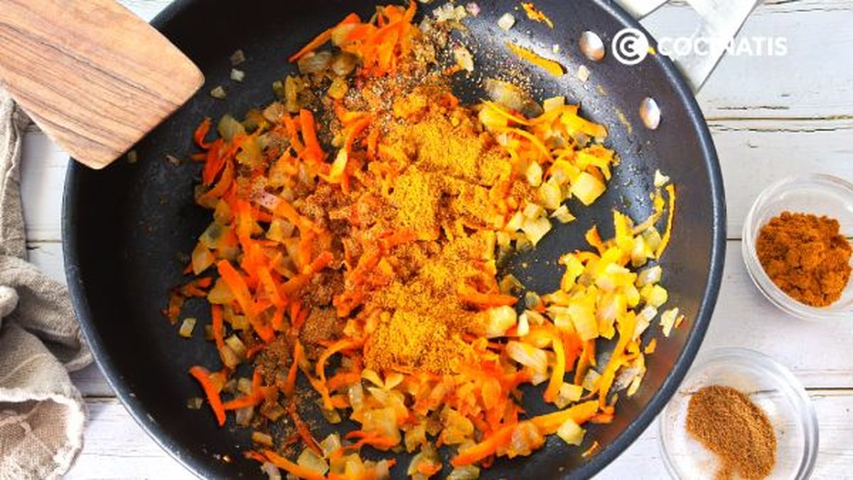 receta hummus de alubias blancas y curry paso 1