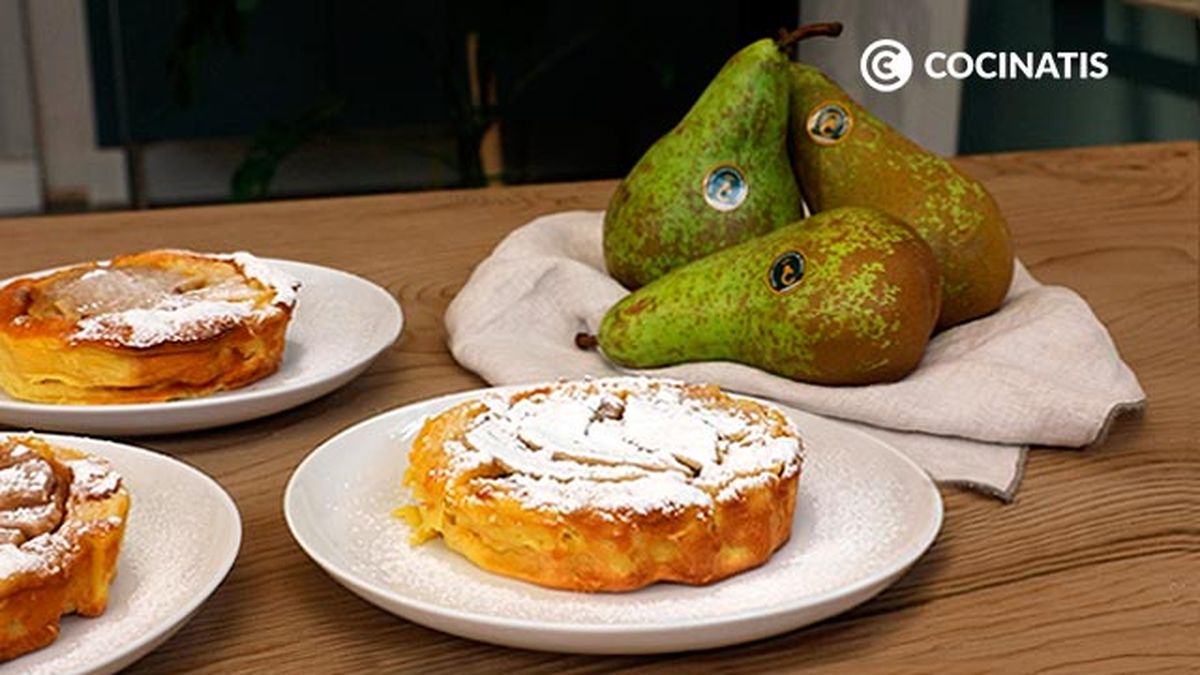 Receta de flognarde de pera  paso 7