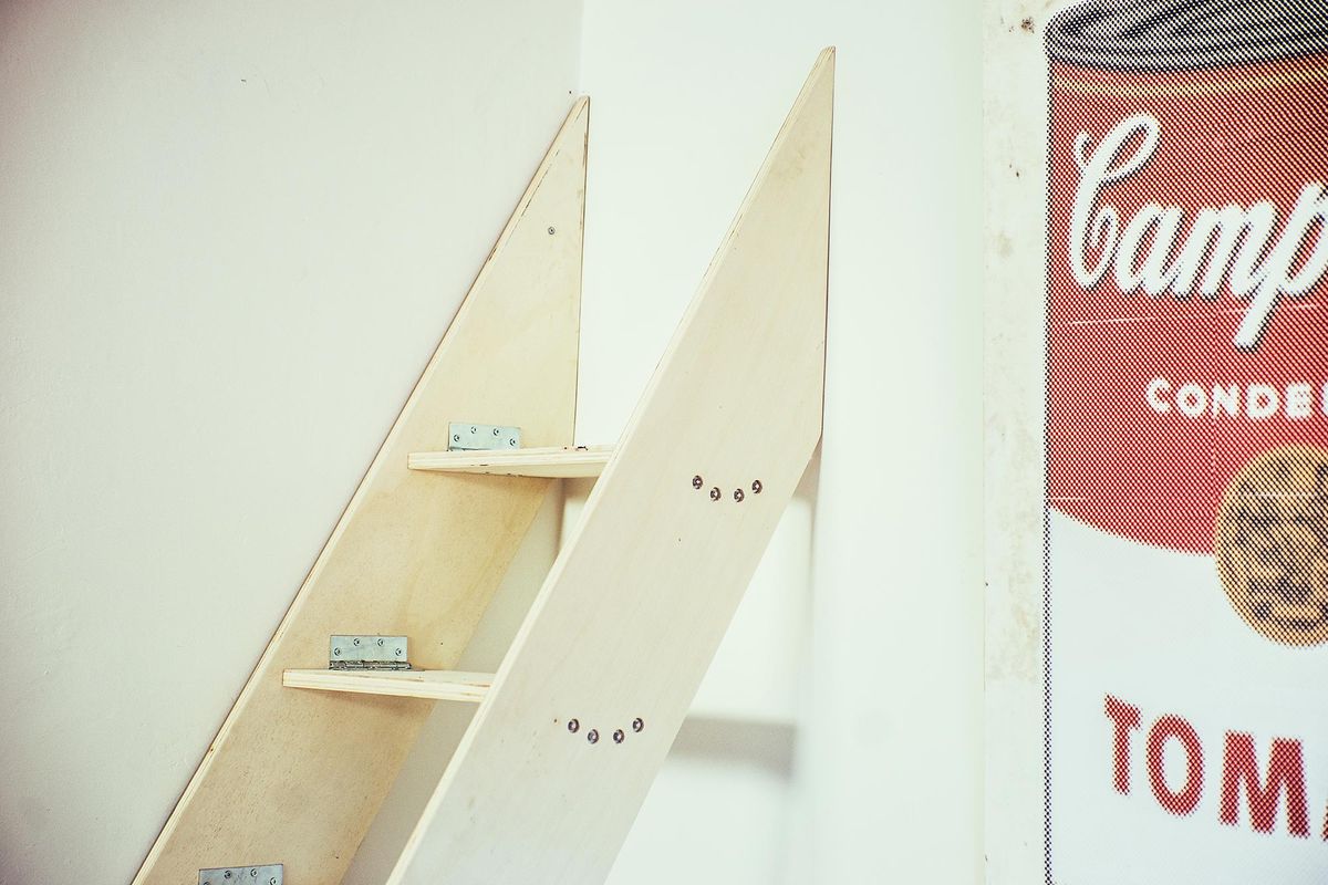 Cómo hacer una escalera plegable