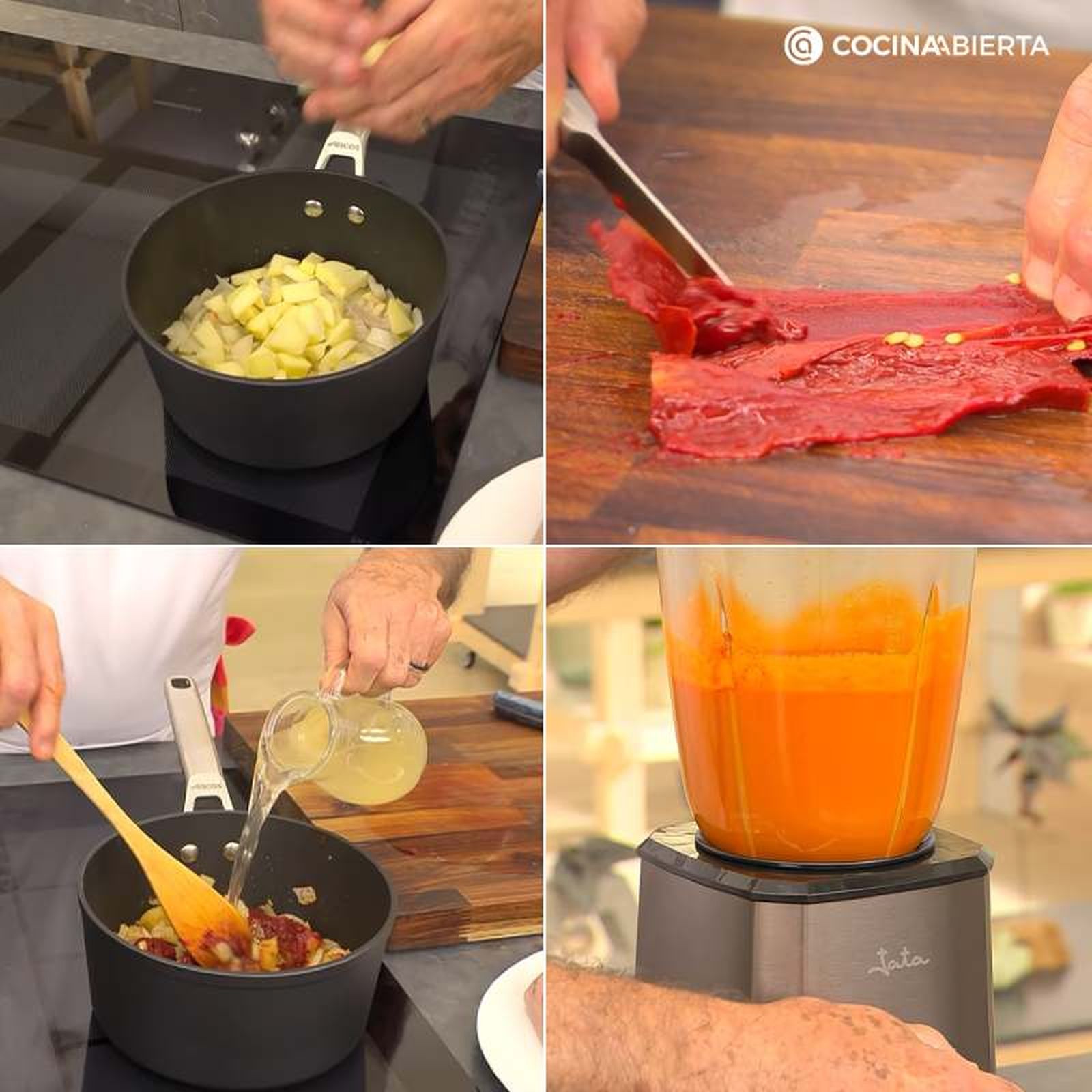 Paso a paso para preparar la salsa vizcaína Paso a paso para preparar la salsa vizcaína