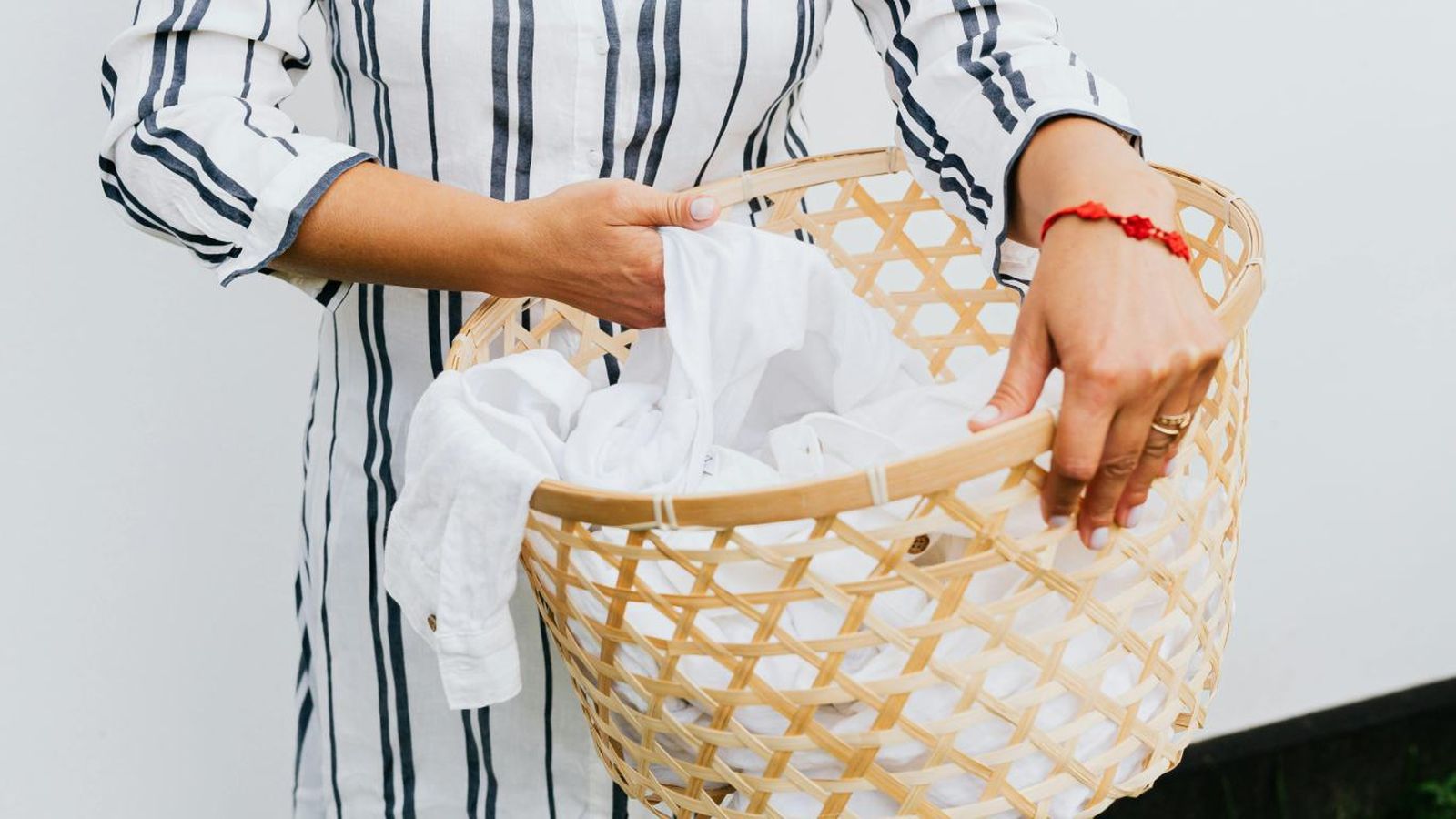 Ropa blanca recién lavada