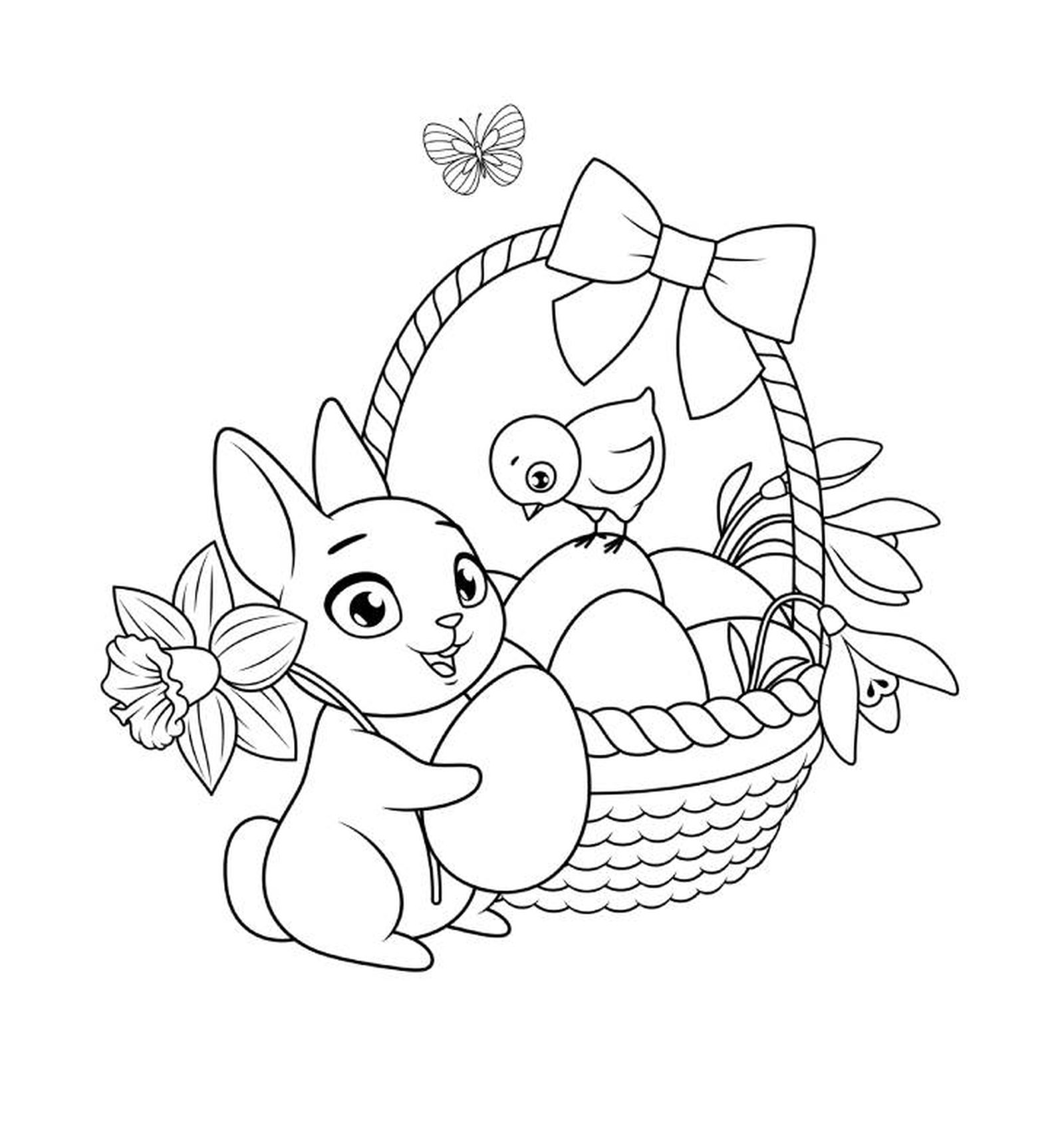 dibujo conejo pascua 7 dibujo conejo pascua 7