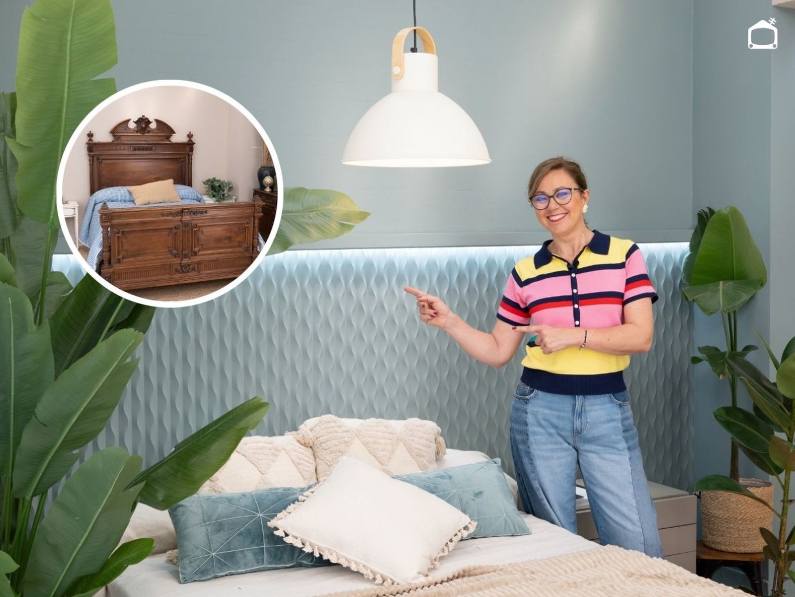 Aprende cómo hacer un cabecero de pared con paneles 3D para renovar el dormitorio con un acabado moderno y luz integrada