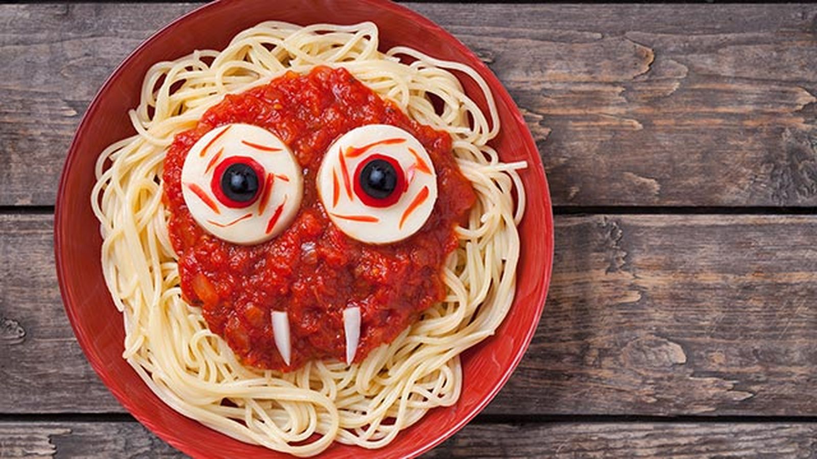 comidas halloween tallarines bolonesa comidas halloween tallarines bolonesa