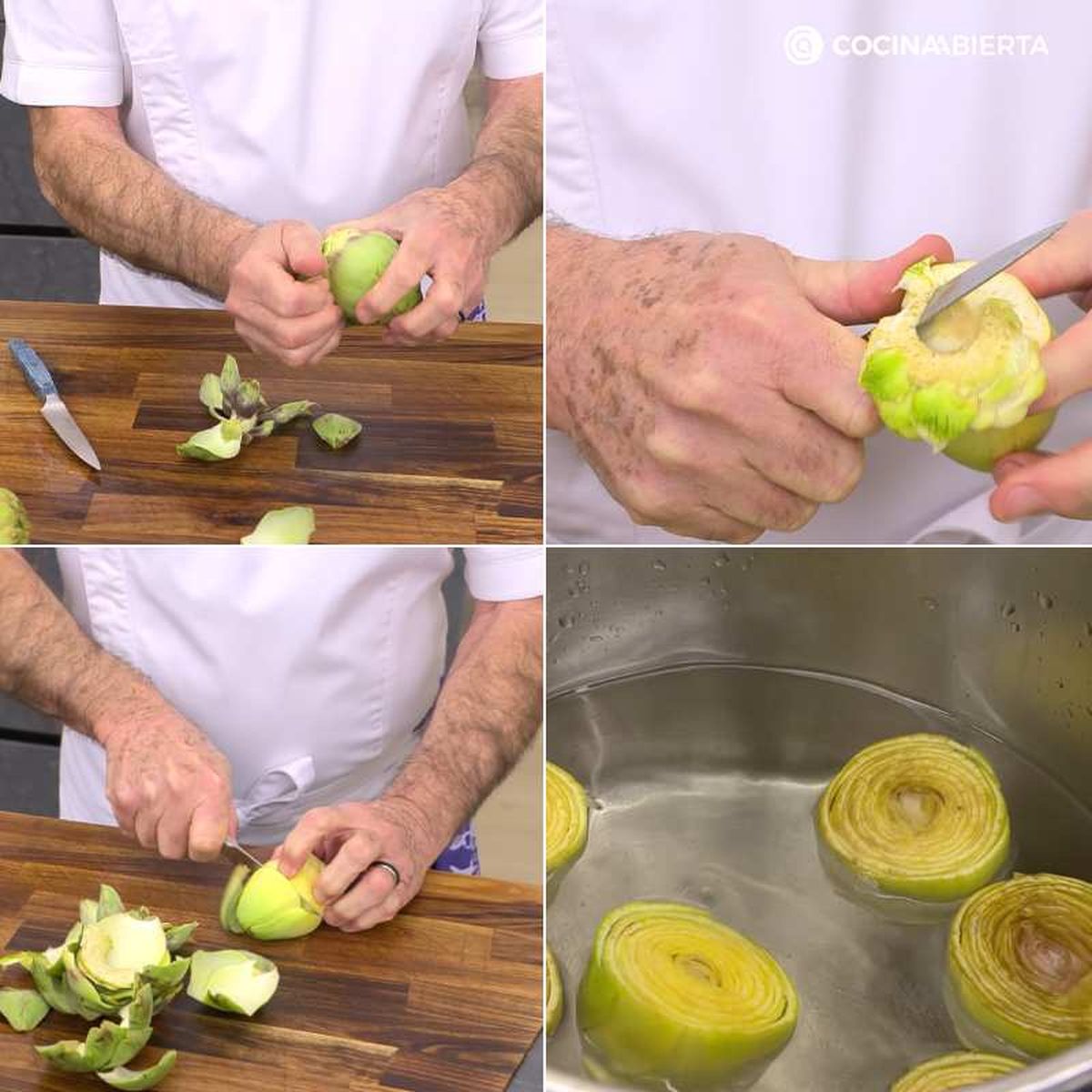 Paso a paso para cocer alcachofas en la olla rápida