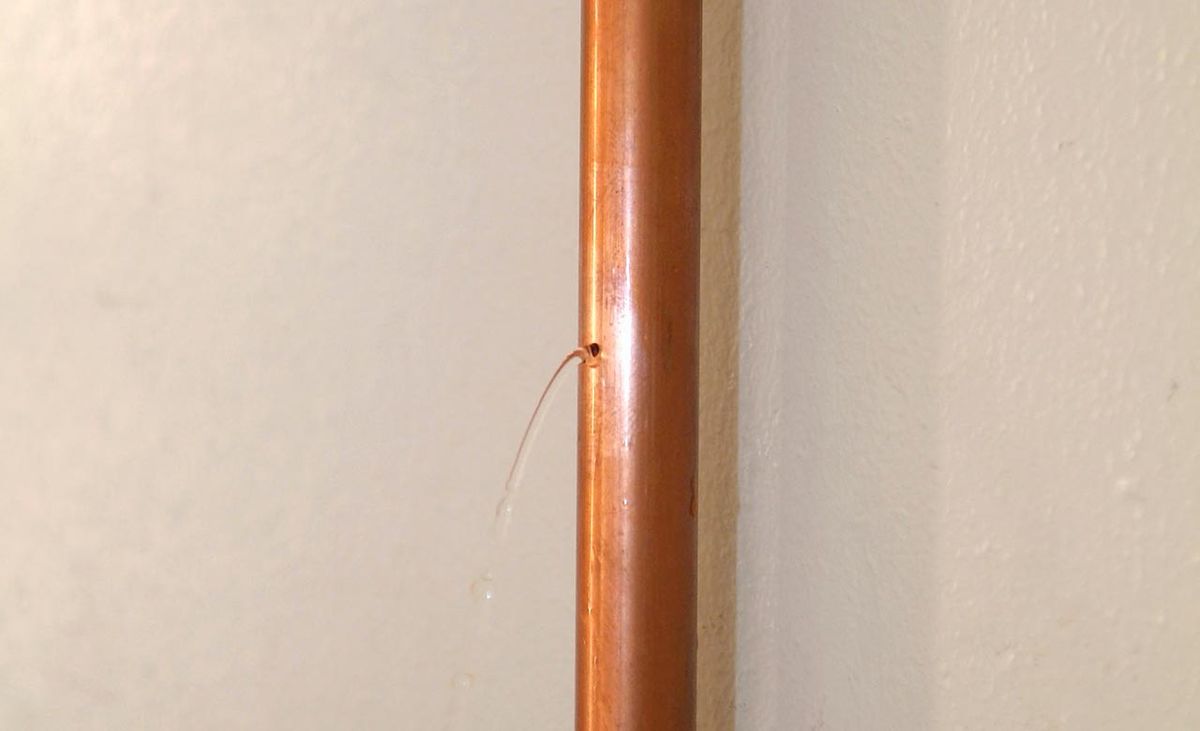 Cómo arreglar un tubo de cobre inicio