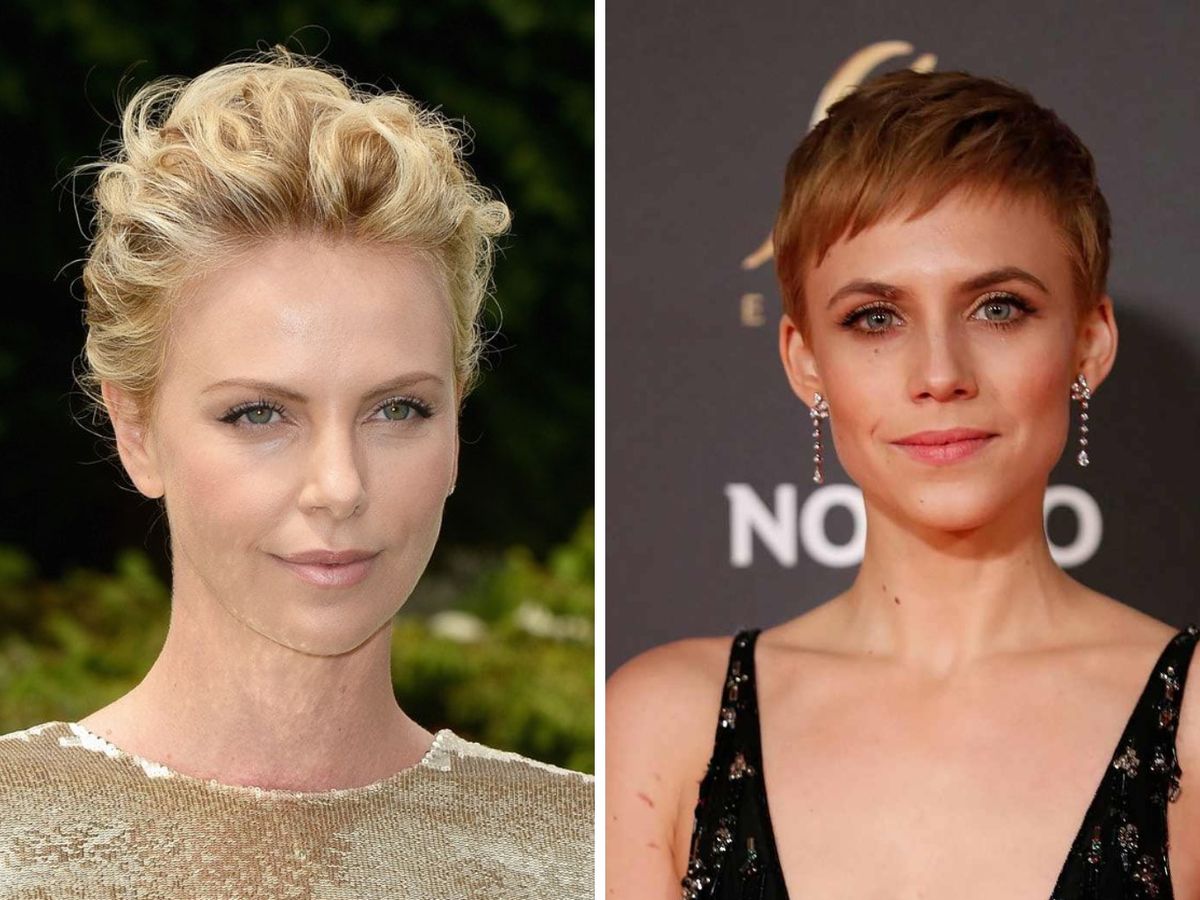 Las actrices Charlize Theron y Aura Garrido / Fotos: PInterest
