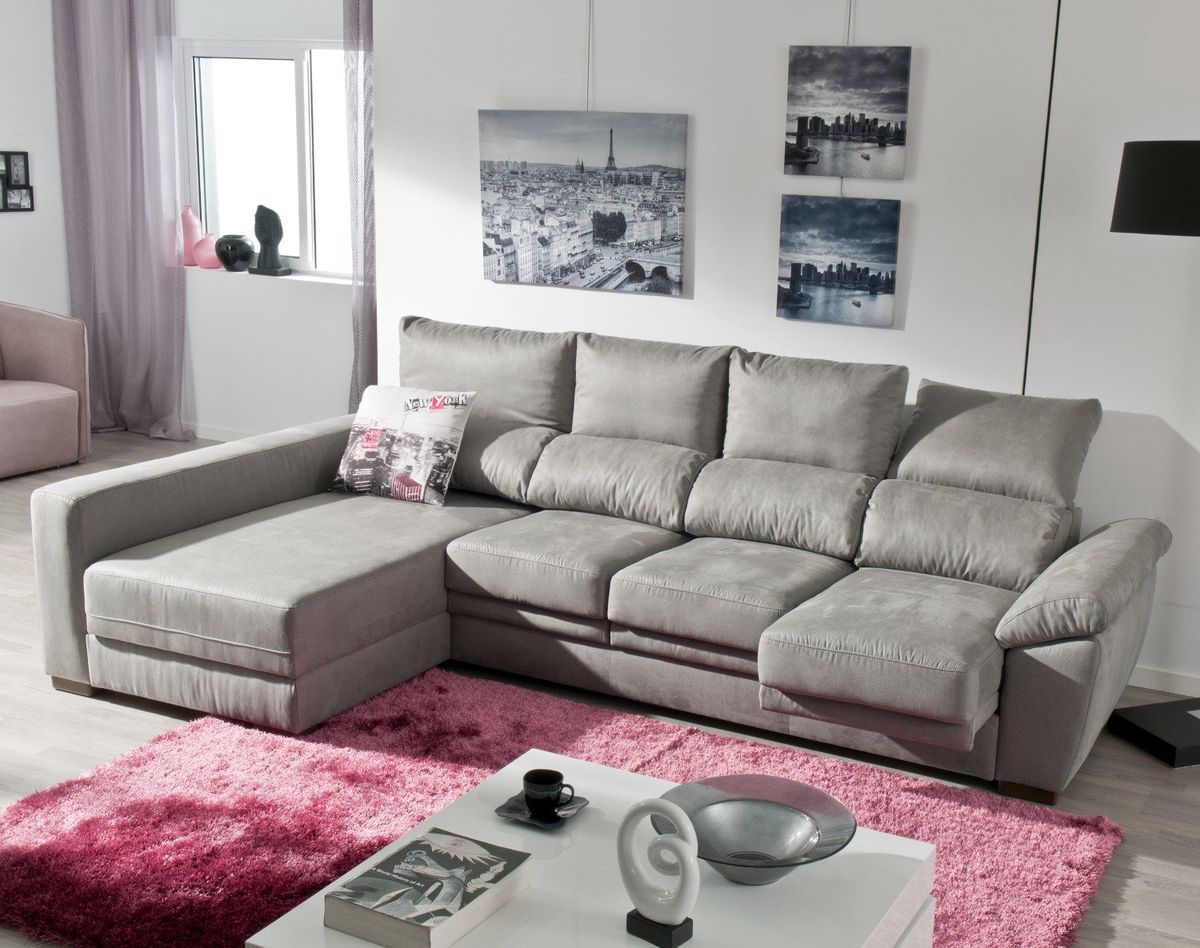 Decoracion elegir sofa chaise longue reversible ARGOS Conforama