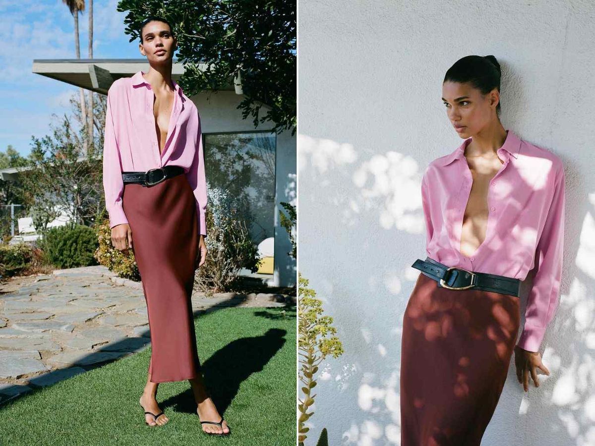 Falsa satinada midi (2157/252/670)